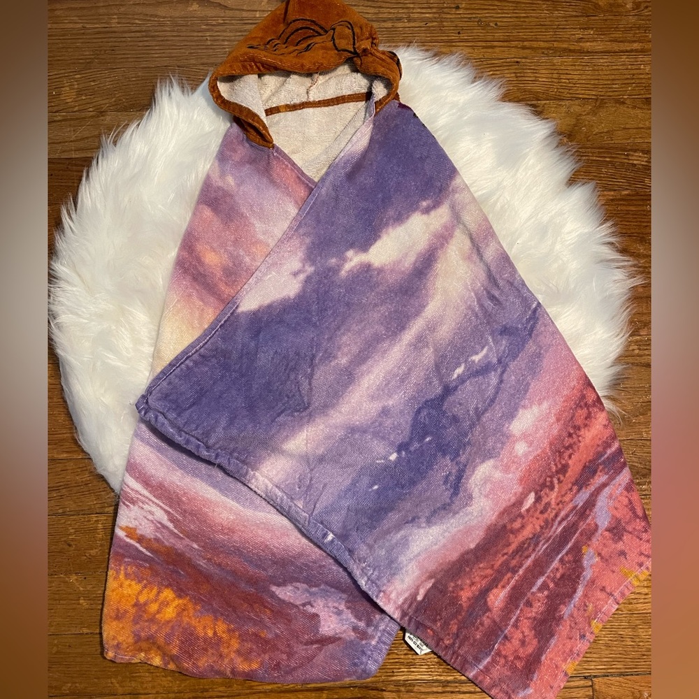 Frozen Girls Beach Towel with Hood